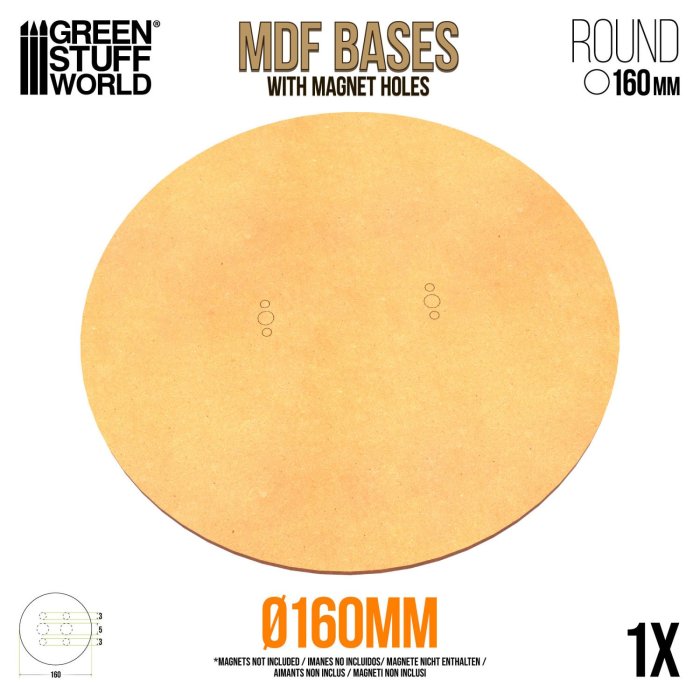 Peanas DM - Redondas 160 mm
