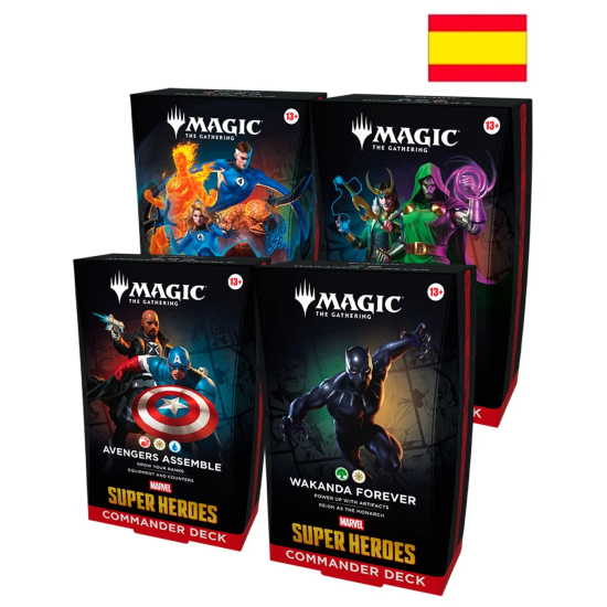 Commander Marvel Super Heroes Español - Magic The Gathering (ESP)