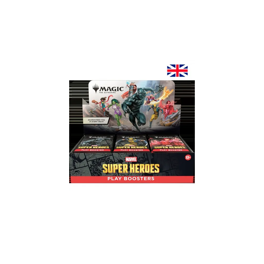 Play Booster Display (30 sobres) Marvel Super Heroes - Magic The Gathering (ESP/ENG)